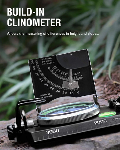 Dailyardtool® Multifunctional Military Aiming Navigation Compass Compass