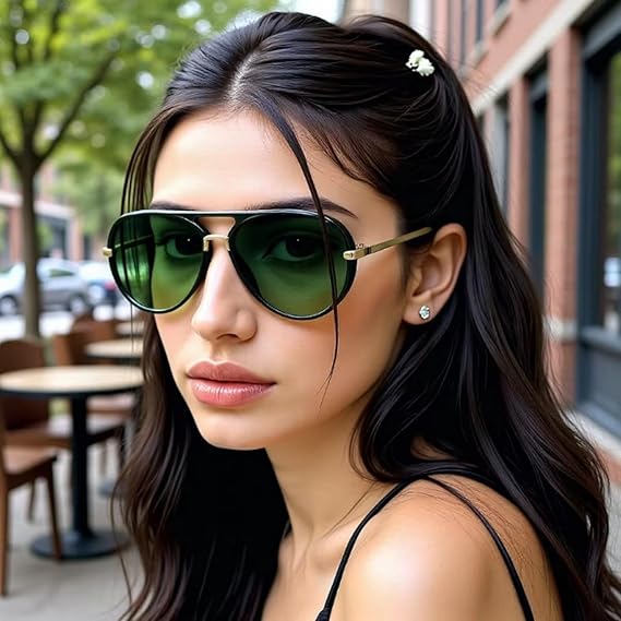 Retro Oversized Aviator Sunglasses 🔆🕶️