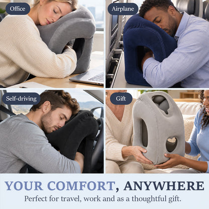 Ultra-Light Foldable Inflatable Travel Pillow | Portable Neck Support for Trips