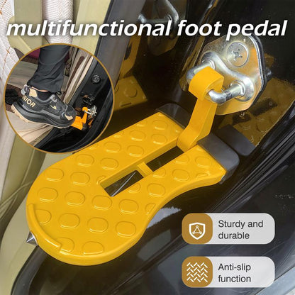 Dailyardtool® Count SUV Roof Step Assist, Car Door Hook-On Foot Pedal