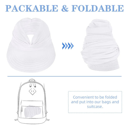 Foldable Women's  Sun Visor Hat