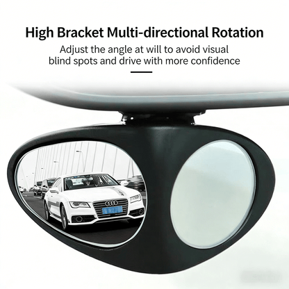 Dailyardtool® HD Car Blind Spot Elimination Mirror - 360° Rotatable, Rain/Fog Resistant