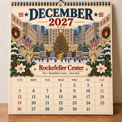 🗽 2027 America’s Iconic Landmarks Wall Calendar