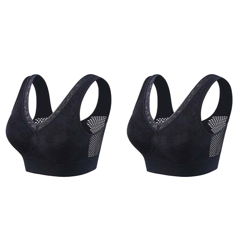 💐 Buy One Get One Free 🎁 🌸 Pure Cotton Buttonless Comfy Lifting Bra
