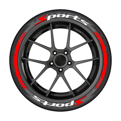 🔥4Pcs 3D Car Tire Stickers – Waterproof Universal Wheel Decals | Motorcycle Auto Exterior Accessories