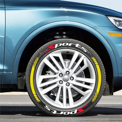 🔥4Pcs 3D Car Tire Stickers – Waterproof Universal Wheel Decals | Motorcycle Auto Exterior Accessories