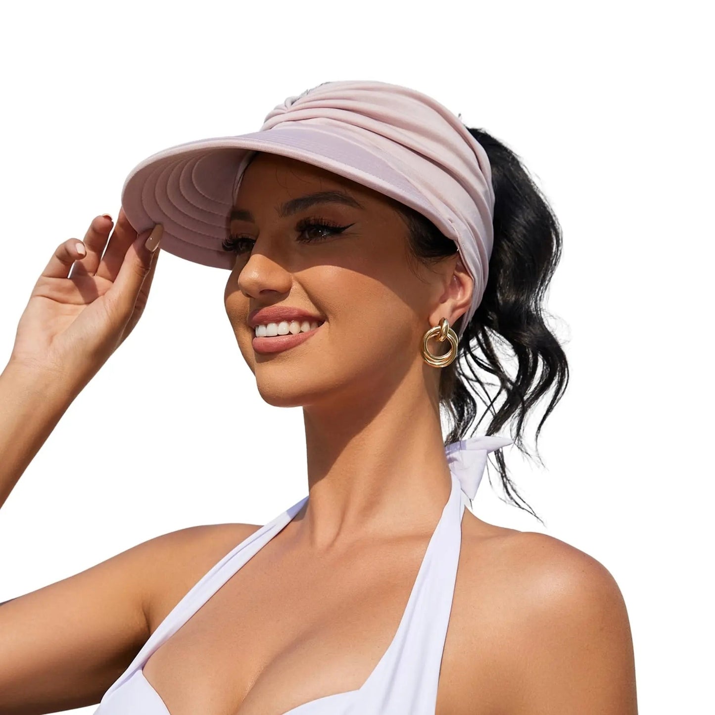 Foldable Women's  Sun Visor Hat