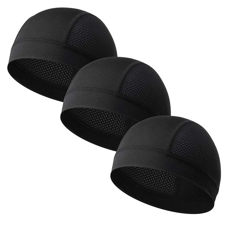 🧢  Breathable Skull Cap | Lightweight Sweat-Wicking Head Wrap