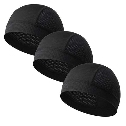 🧢  Breathable Skull Cap | Lightweight Sweat-Wicking Head Wrap