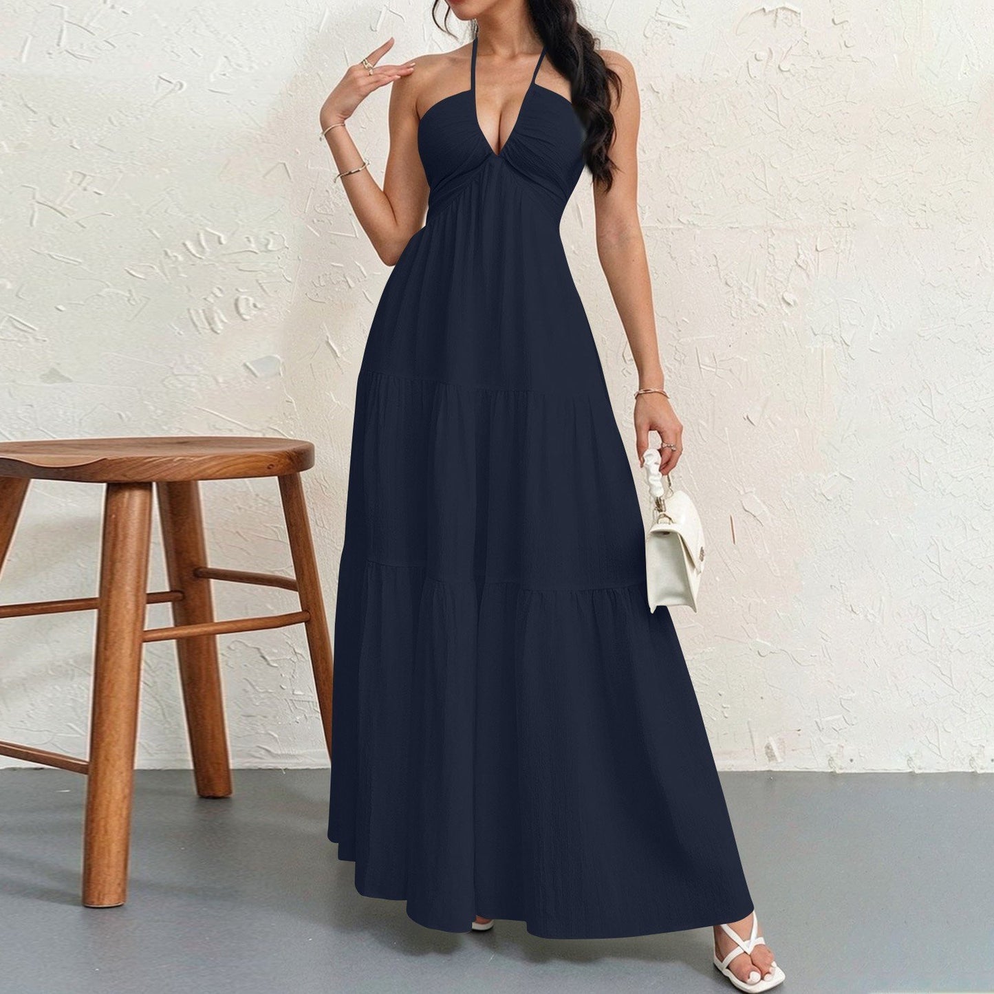 🏆SUMMER SALE 💥Women's Casual Basic Loose Fit Sleeveless Dress
