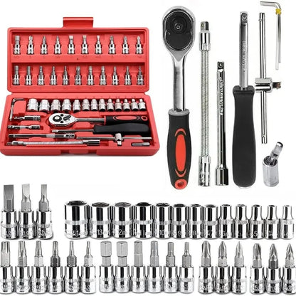 Dailyardtool® 46Pcs Car Repair Machinery Tools Set