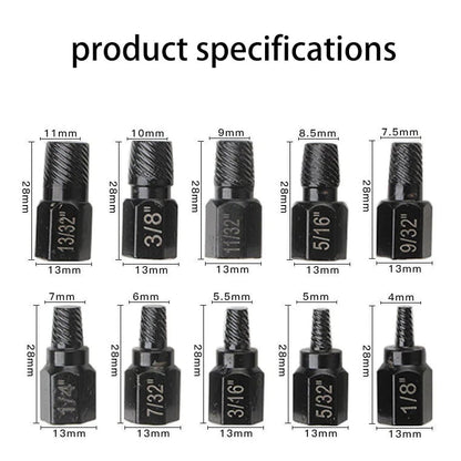 Dailyardtool® Broken Head Bolt Screw Cap Extractor Broken Head Screw Hexagon Socket Bolt Removal Tool