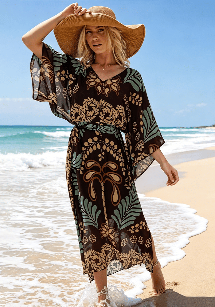 💕Bohemian V-Neck Loose Dress