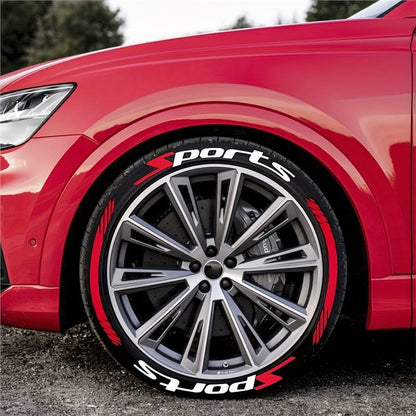 🔥4Pcs 3D Car Tire Stickers – Waterproof Universal Wheel Decals | Motorcycle Auto Exterior Accessories