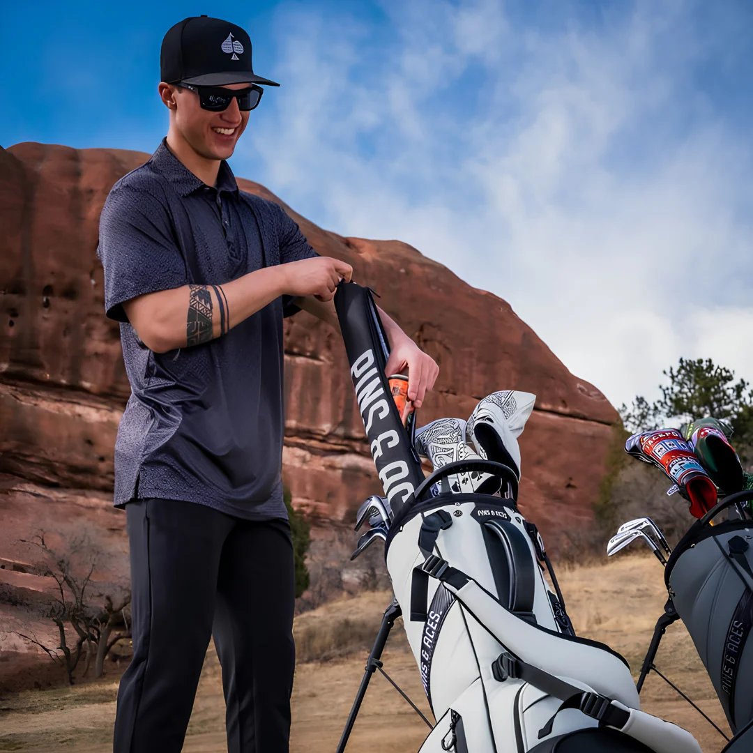 ⛳️ Golf Bag Beverage Sleeve (Fits Most Golf Bags • Holds 7 Cans • Moisture-Resistant Cold Storage 🍻🧊)