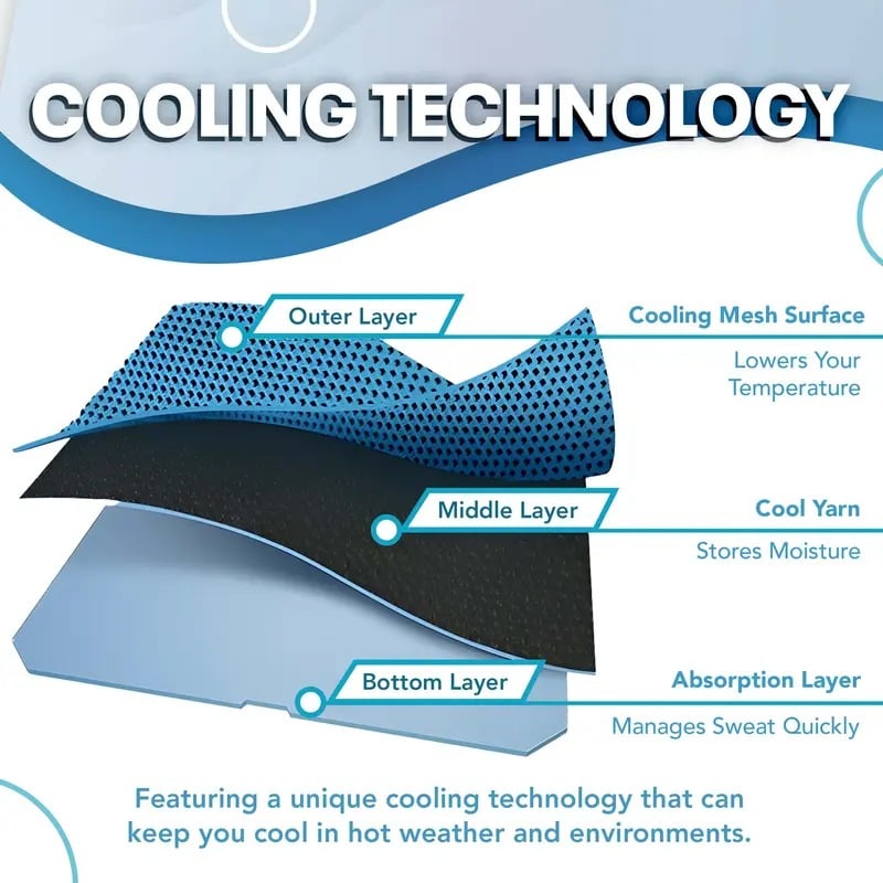❄️ Instant Cooling Towel – Quick Dry Sports Towel for Gym, Travel & Outdoor Activities