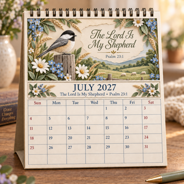📖 2027 A Year Of Comfort & Strength Bible Verse Calendar