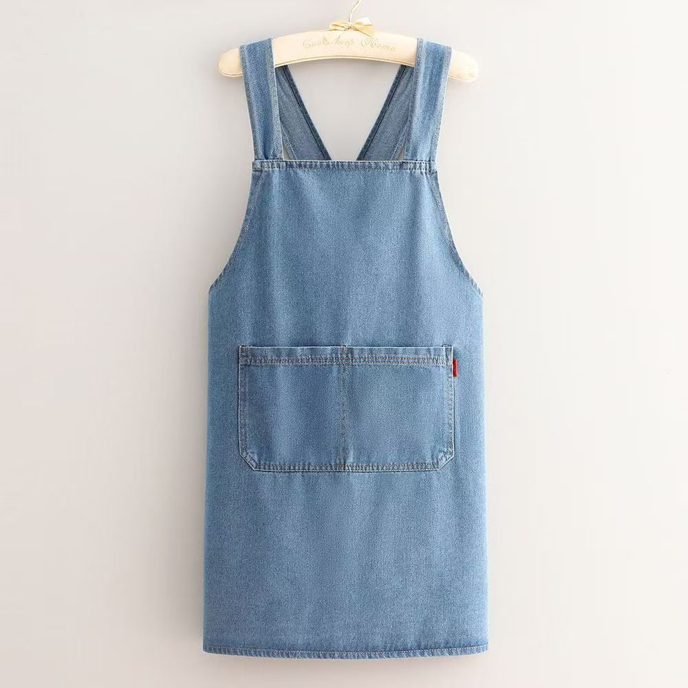 🔥Cloud-Fit Denim Apron | Ergonomic Cross-Back Design