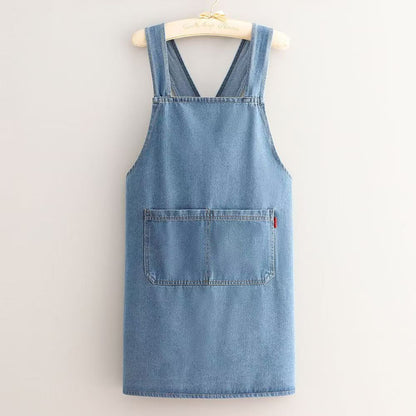🔥Cloud-Fit Denim Apron | Ergonomic Cross-Back Design