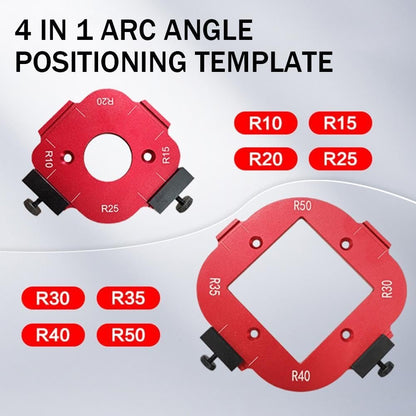 Dailyardtool® The Ultimate Cutting Template: Achieve Accurate Angles and Arcs with Ease