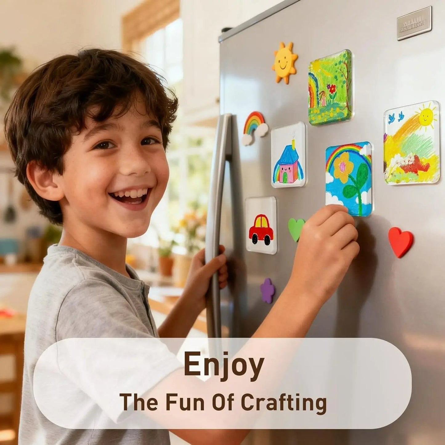 😍Square Magnetic Photo Frames with Stunning 3D Effect 💕