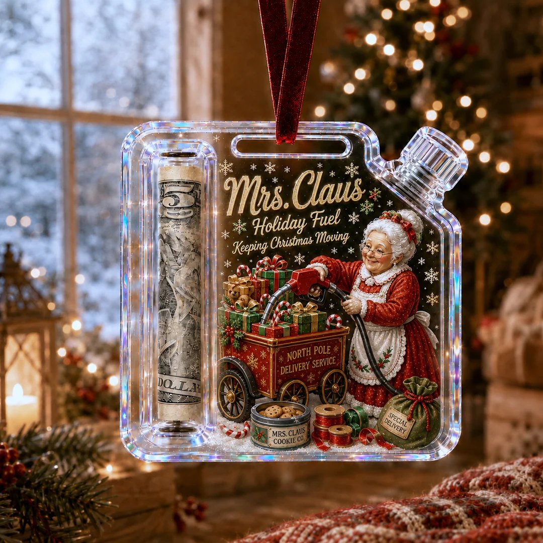 🎄Christmas Fuel-Up Cash Gift Ornament