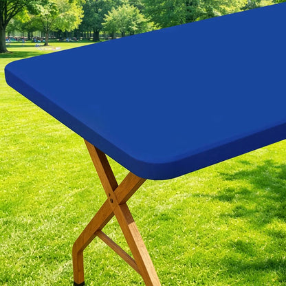 🍖Stretch Fabric Table Top Cap Cover – Elastic Edge, Waterproof & Reusable