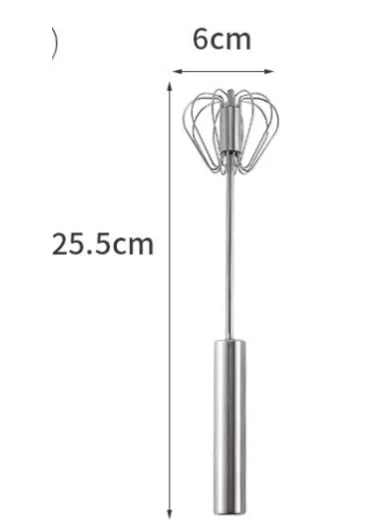 Stainless Steel Semi-Automatic Whisk 🥣
