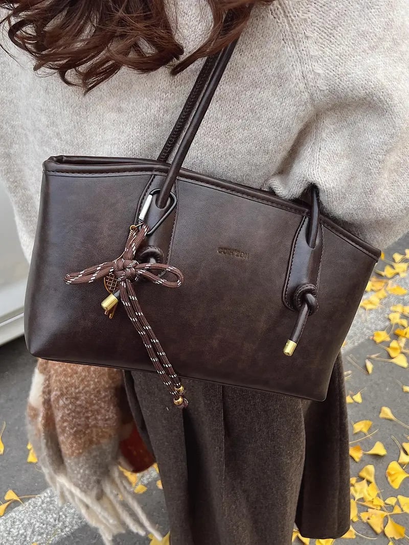 💖2026 Women's Elegant Solid Color Shoulder Bag