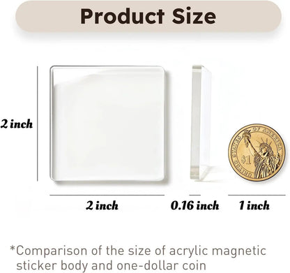 😍Square Magnetic Photo Frames with Stunning 3D Effect 💕