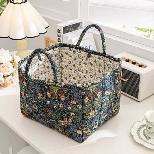 💐💥Boho Fabric Storage Basket🌸