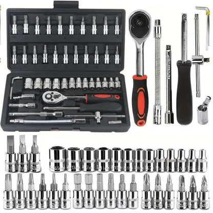 Dailyardtool® 46Pcs Car Repair Machinery Tools Set