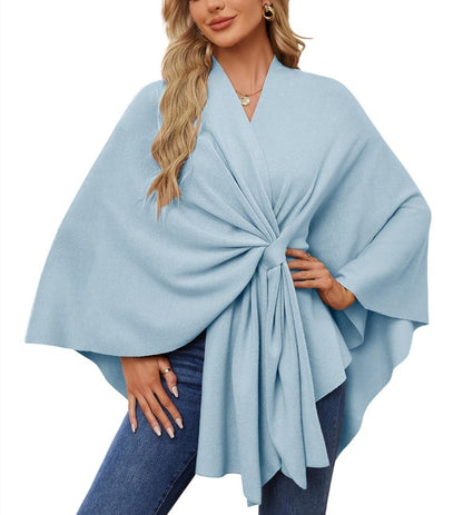 🔥Elegant Shawl Wraps Soft Open Front Poncho Shawl Wraps