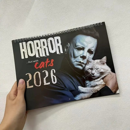 ⏳ Last day to save 49%👻2027 Whimsical Cat 12-Month Wall Monthly Planner Calendar