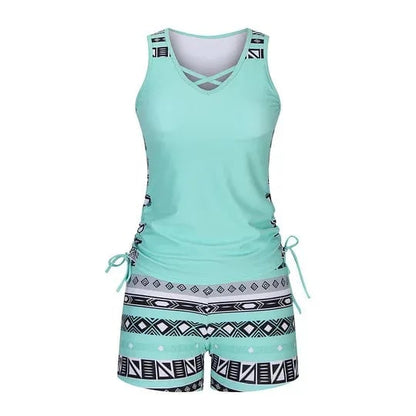 🌊Women's Fashion Two-Piece Tankini Set