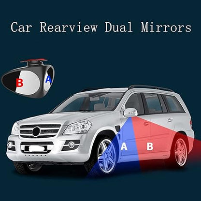 Dailyardtool® HD Car Blind Spot Elimination Mirror - 360° Rotatable, Rain/Fog Resistant