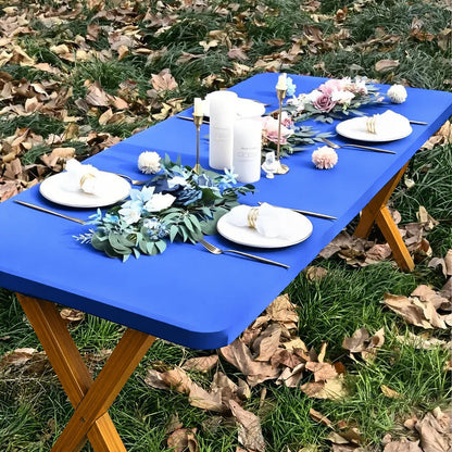 🍖Stretch Fabric Table Top Cap Cover – Elastic Edge, Waterproof & Reusable