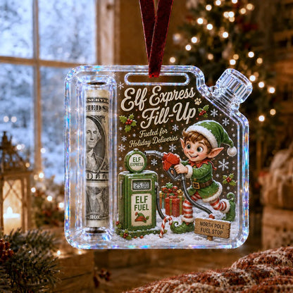 🎄Christmas Fuel-Up Cash Gift Ornament