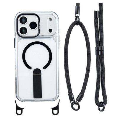 MagSafe Phone Case with Detachable Crossbody Neck Lanyard Strap