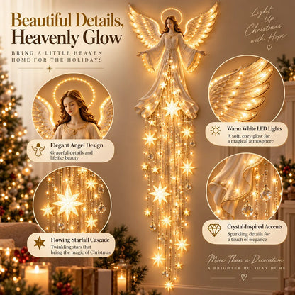 🔥 Limited Time 49% OFF – Angel Blessing Starfall Wall Light