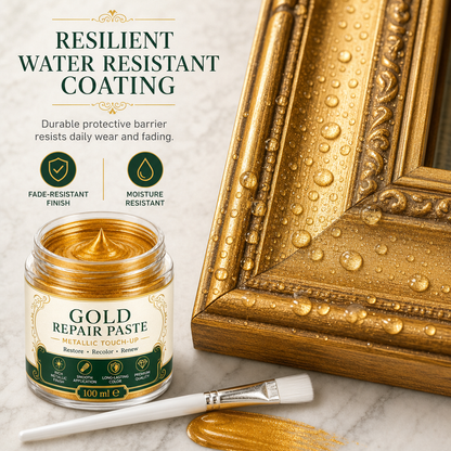 ✨✨ Gold Metallic Refinishing Repair Paste - Home Decor Restoration Kit 🎨