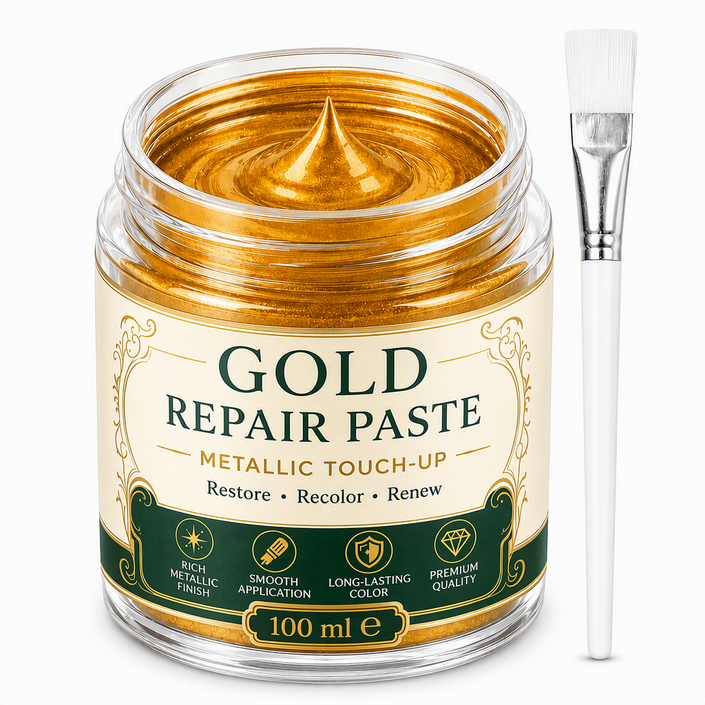 ✨✨ Gold Metallic Refinishing Repair Paste - Home Decor Restoration Kit 🎨