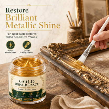✨✨ Gold Metallic Refinishing Repair Paste - Home Decor Restoration Kit 🎨