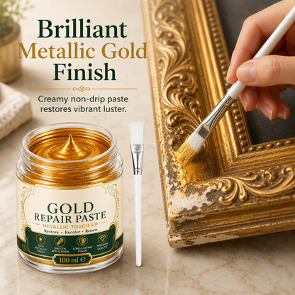 ✨✨ Gold Metallic Refinishing Repair Paste - Home Decor Restoration Kit 🎨
