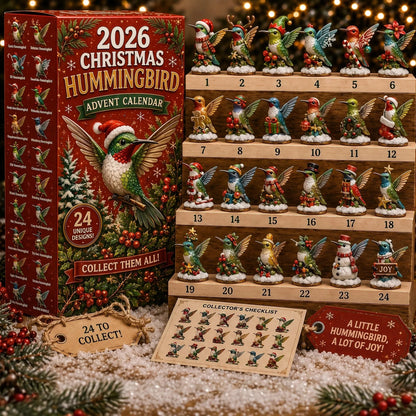 🐦2026 Christmas Hummingbird Advent Calendar – Every Day Brings New Surprises 🎄✨