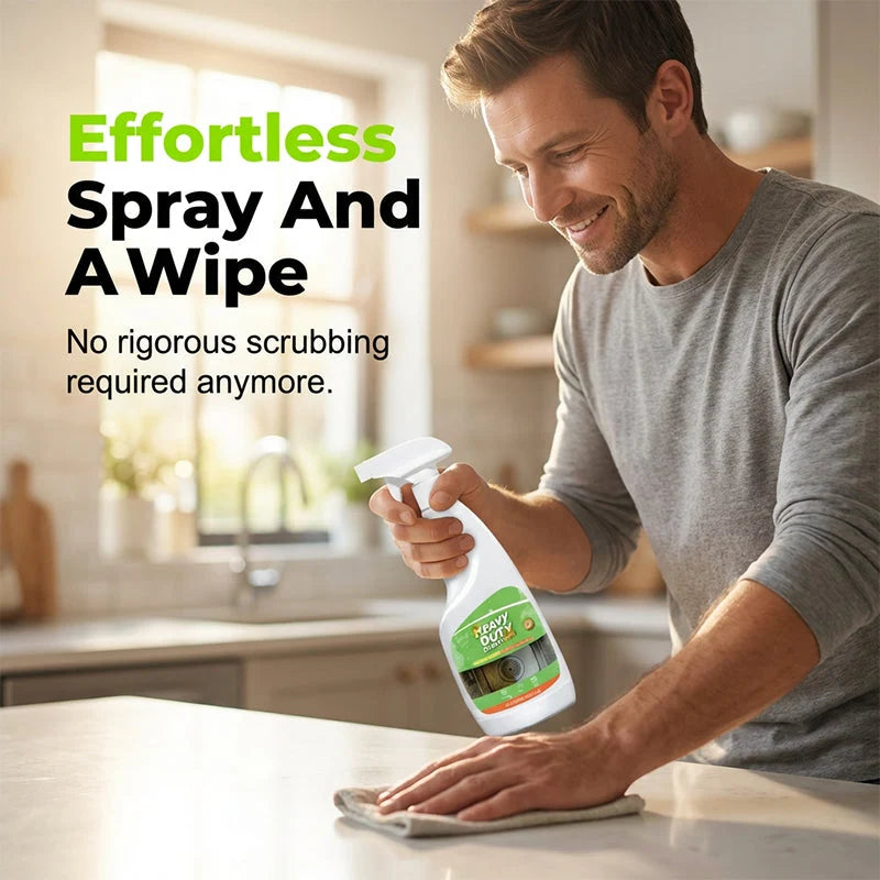 🥳HOT SALE🥳💞49K+ SOLD! Degreaser Spray – Melts grease fast, peach scent & versatile. Sparkling kitchen – grab yours! ✅