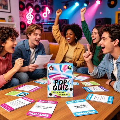 🎶 Lyrics Pop Quiz Pop Quiz 90s & 2000s Edition Music Trivia Game