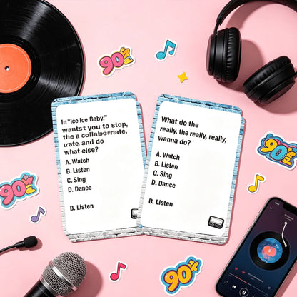 🎶 Lyrics Pop Quiz Pop Quiz 90s & 2000s Edition Music Trivia Game