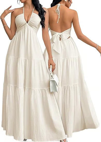 🏆SUMMER SALE 💥Women's Casual Basic Loose Fit Sleeveless Dress