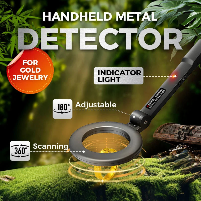 🥳2026 Hot Sale🥳💞50k+ Sold!🔎💎 50% Off! 360° Handheld Detector – High Sensitivity For Gold, Rings & Coins. Lightweight Design, Easy For Seniors. Start Your Treasure Hunting Adventure Now. 🧭🕊️